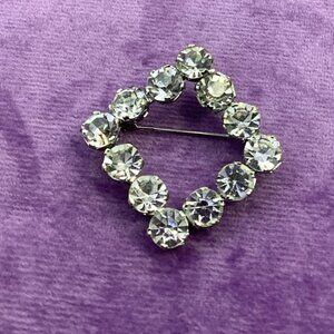Vintage Rhinestone Brooch